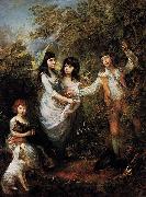 Thomas Gainsborough The Marsham Children oil